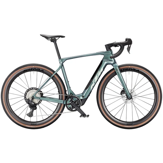 KTM MACINA GRAVELATOR SX PRIME DI2 ROYAL TEAL (SILVER+BLACK) 2026 FÉRFI ELEKTROMOS GRAVEL KERÉKPÁR