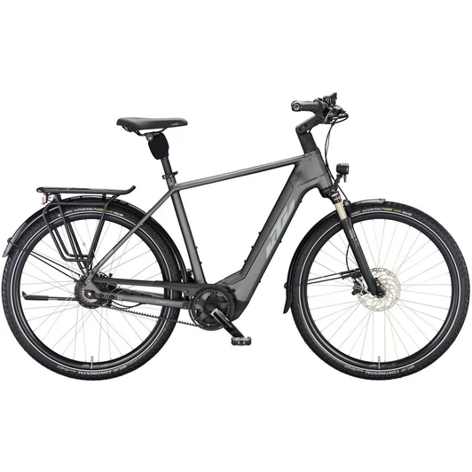 KTM MACINA CITY 710 BELT MACHINE GREY(GREY+ORANGE) 2023 FÉRFI ELEKTROMOS CITY KERÉKPÁR