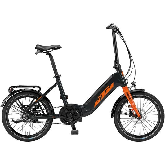 KTM MACINA FOLD BLACK (ORANGE) 2023 ELEKTROMOS ÖSSZECSUKHATÓ KERÉKPÁR