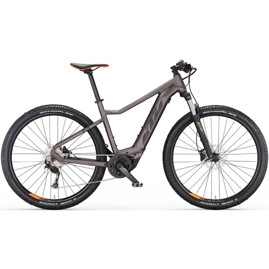 KTM MACINA RACE 592 ELDERBERRY MATT (BLACK+ORANGE) 2023 FÉRFI ELEKTROMOS KERÉKPÁR