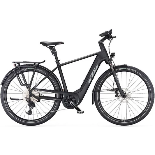 KTM MACINA STYLE 720 BLACK MATT(GREY+GREEN) 2023 FÉRFI ELEKTROMOS TREKKING KERÉKPÁR