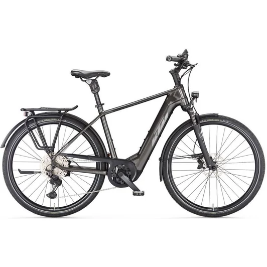 KTM MACINA STYLE XL MACHINE GREY(SILVER+BLACK) 2023 FÉRFI ELEKTROMOS TREKKING KERÉKPÁR