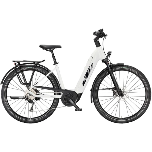 KTM  MACINA TOUR P500 LTD64 WHITE (BLACK+GREY) EASY ENTRY 2024 UNISEX ELEKTROMOS TREKKING KERÉKPÁR