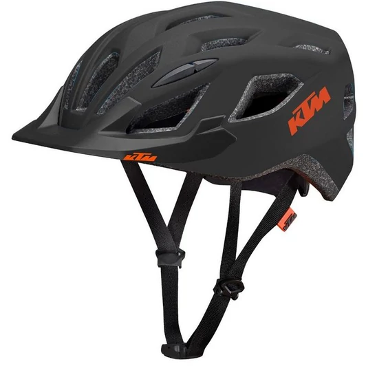 KTM  FACTORY LINE II HELMET BLACK/ORANGE Kerékpáros Sisak