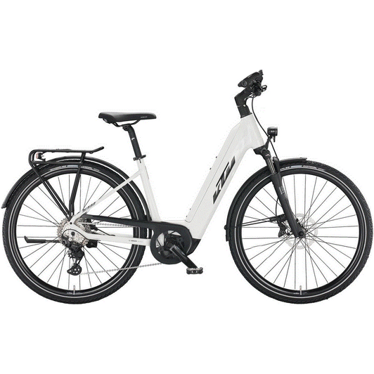 KTM MACINA SPORT 720 EASY ENTRY  metallic white (black+orange) Uniszex Elektromos Trekking Kerékpár 2022