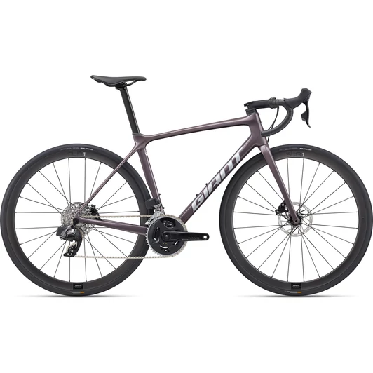 GIANT TCR ADVANCED PRO DISC 1 AR CHARCOAL PLUM 2023 FÉRFI ORSZÁGÚTI KERÉKPÁR