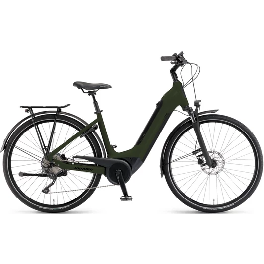 WINORA TRIA 10 WAVE MOSSGREEN 2022 UNISEX ELEKTROMOS TREKKING KERÉKPÁR