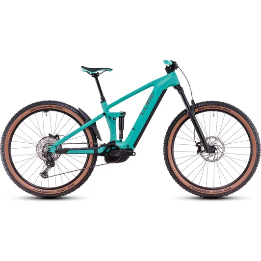 CUBE STEREO HYBRID ONE44 EX SCUBABLUE´N´BLACK - 2025 - ÖSSZTELESZKÓPOS MTB ELEKTROMOS KERÉKPÁR - M - 29"