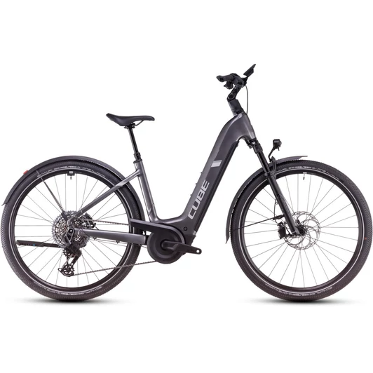 Cube Nuride Hybrid SLT Allroad graphite´n´fossil - 2025 - cross trekking elektromos kerékpár - Easy Entry 46 cm