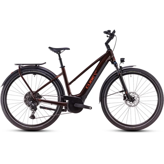 Cube Touring Hybrid Pro 625 cinnamon´n´orange - 2025 - trekking elektromos kerékpár - Trapeze 50 cm