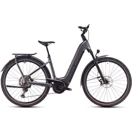 CUBE KATHMANDU HYBRID SLX 800 GRAPHITE´N´BLACK - 2025 - TREKKING ELEKTROMOS KERÉKPÁR - EASY ENTRY 50 CM