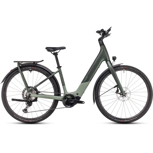 Cube Kathmandu Hybrid C:62 SLT 400X stellar´n´origanogreen - 2025 - trekking elektromos kerékpár - Easy Entry 50 cm