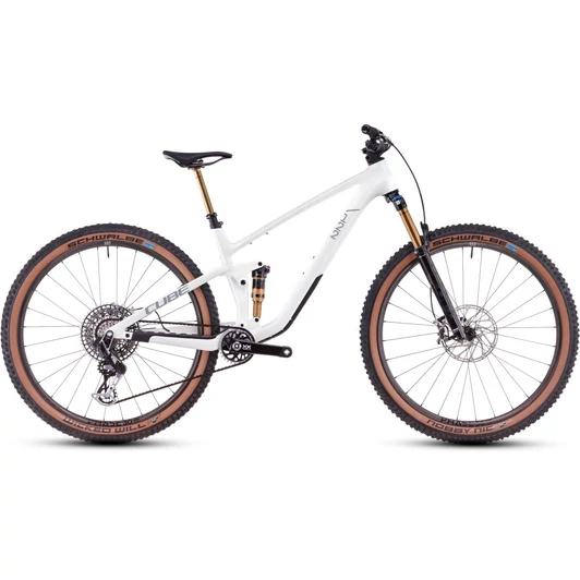 Cube Stereo ONE22 C:62 SLT 29 metallicwhite´n´black - 2025 - összteleszkópos MTB kerékpár - L - 29"