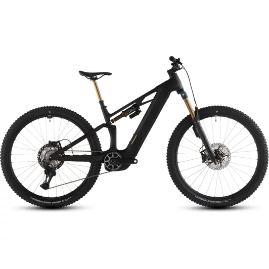 Cube Stereo Hybrid ONE44 HPC AT 800 - Elektromos összteleszkópos MTB kerékpár - carbon´n´gold színben - S - 2026