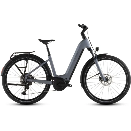 Cube Touring Hybrid Pro 800 - Elektromos trekking kerékpár - pearlgrey´n´grey színben - Easy Entry 54 cm - 2026