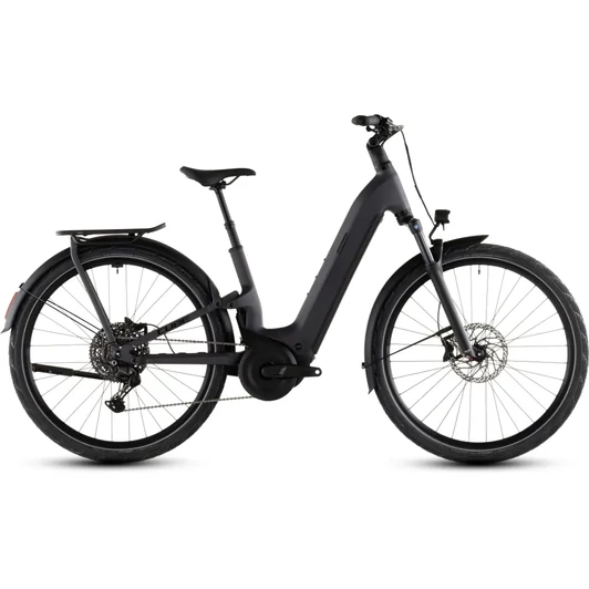 Cube Kathmandu Hybrid ONE11 HPC Pro 800 - Elektromos cross trekking kerékpár - slapgrey´n´black színben - Easy Entry 50 cm - 2026