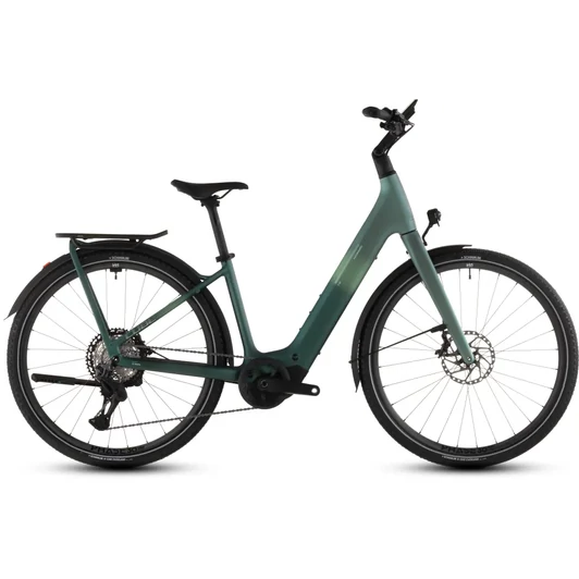 Cube Kathmandu Hybrid C:62 SLT 400X - Elektromos trekking kerékpár - seafoam´n´chrome színben - Easy Entry 58 cm - 2026