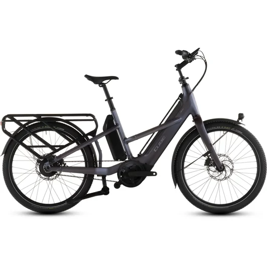 Cube Longtail Hybrid Comfort 800 - Elektromos cargo kerékpár - haze´n´reflex színben - 26" - 2026