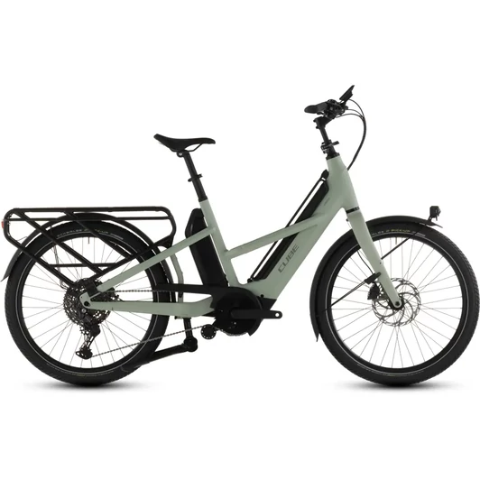 Cube Longtail Hybrid 800 - Elektromos cargo kerékpár - pea´n´reflex színben - 26" - 2026