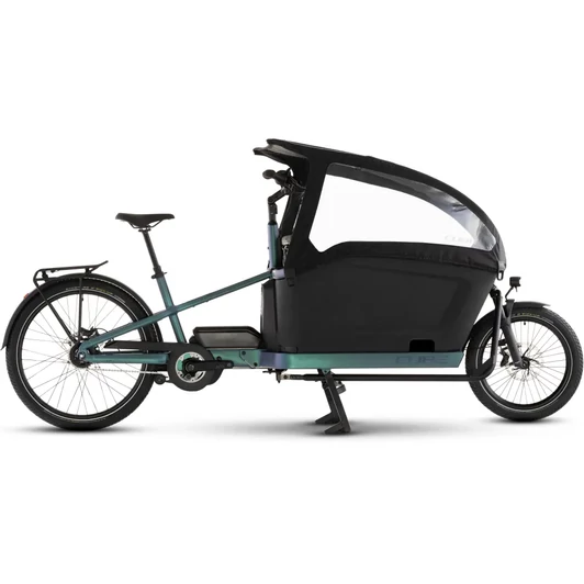 Cube Cargo Hybrid Comfort Pro Family 800 - Elektromos cargo kerékpár - smaragdgrey´n´reflex színben - 26"/20" - 2026